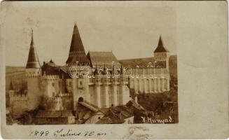 1898 (Vorläufer) Vajdahunyad, Hunedoara; vár / castle. photo (EK)