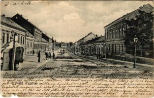 1902 Pécs, Indóház utca (szakadás / tear)