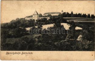 Borostyánkő, Bernstein; Schloss / vár / castle. Phot. Heinr. Lang (EK)
