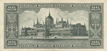 1946. 100.000.000MP "MINTA" lyukasztással T:II