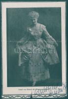 Liesel Schuch-Ganzel (1891-1990) operaénekes dedikált újságképe