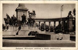 Budapest XIV. Millenniumi emlékmű a hősök emlékkövével (Hősök tere) (Rb)