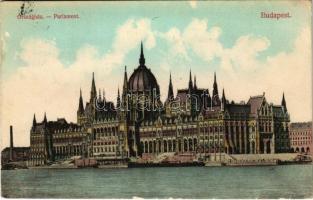 1907 Budapest V. Országház, Parlament. Divald Károly 7-1907. (EK)