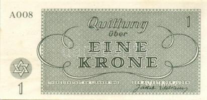 Német 3. Birodalom / Theresienstadt Getto 1943. 1K, 2K, 5K, 10K, 20K, 50K, 100K teljes sor T:I