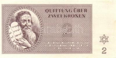 Német 3. Birodalom / Theresienstadt Getto 1943. 1K, 2K, 5K, 10K, 20K, 50K, 100K teljes sor T:I