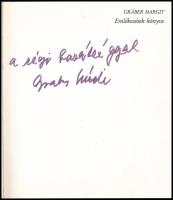 Gráber Margit: Emlékezések könyve. Gráber Margit (1895-1993) festőművész által DEDIKÁLT! Bp., 1991, ...