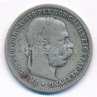 Ausztria 1893. 1K Ag "Ferenc József" T:2-,3  Austria 1893. 1 Corona Ag "Franz Joseph" C:VF,F  Krause KM#2804