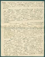 Karinthy Frigyes (1887-1938) író Utazás Capilláriába című könyve I. fejezetének autográf kézirata 8 ...