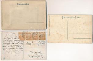 Bártfafürdő, Bardejovské Kúpele, Bardiov, Bardejov; 5 db régi képeslap / 5 pre-1945 postcards