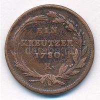 1780K 1kr Cu "Mária Terézia" T:3
Huszár: 1762, Unger III.: 1274.a