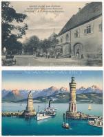 30 db régi német képeslap jobbakkal / 30 pre-1945 German town-view postcards