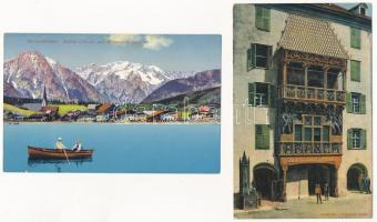 30 db régi osztrák város képeslap vegyes minőségben / 30 pre-1945 Austrian town-view postcards in mi...