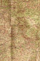 cca 1940 Erdély és Románia térképe, M. Kir. Honvéd Térképészeti Intézet, foltos, hajtásoknál szakadá...