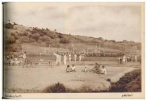 Balatonfűzfő-fürdőtelep - füzet 21 lappal (nem képeslap) nyaralókról, fürdőélettel