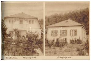 Balatonfűzfő-fürdőtelep - füzet 21 lappal (nem képeslap) nyaralókról, fürdőélettel