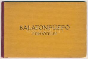 Balatonfűzfő-fürdőtelep - füzet 21 lappal (nem képeslap) nyaralókról, fürdőélettel