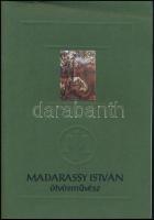 Madarassy István ötvösművész. Képes ismertető katalógus. H.n., é.n., Artissimo, 6 sztl. lev. Kiadói tűzött papírkötés. Madarassy István (1948- ) Kossuth-díjas ötvösművész, szobrász által DEDIKÁLT. + Madarassy István ismertető prospektus