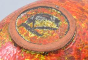 K jelzéssel: Retró tálka, kerámia, hibátlan, 21x11cm