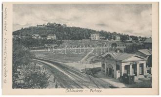 Brassó, Kronstadt, Brasov; leporello 12 (nem képeslap) lappal. H. Zeidner kiadása, hátoldalon és bel...