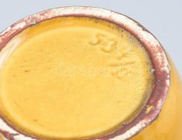 Osztrák retró kerámia váza, jelzett, apró mázlepattanás, m: 25 cm