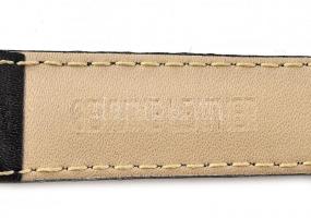 Omega automata férfi karóra, bőr szíjjal, gyönyörű állapotban, datum funkciós, d: 37mm