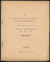 2 db Székesfővárosi Képtár katalógus: A Székesfővárosi Képtár 1939-40 év uj szerzeményeinek II. kiál...