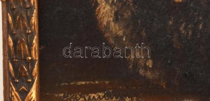 Harmann Béla (?-?): Kosok. Olaj, karton. Jelzett. Dekoratív, kissé sérült fakeretben, 10,5×13 cm