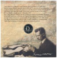 2005. 1Ft-100Ft (7xklf) forgalmi sor szettben + 2005. 10Ft "József Attila", belső borító r...