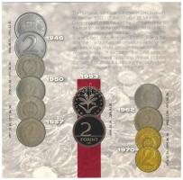 2008. 1Ft-100Ft (7xklf) "Búcsú az egy- és kétforintostól" forgalmi sor szettben T:PP Adamo...