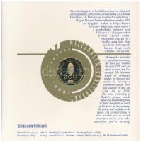 2000. 1Ft-100Ft (7xklf) forgalmi sor szettben + "200Ft Millenium", belső tok ragasztása ki...