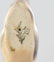 Kőbányai porcelán boszorkány, jelzett, kopásnyomokkal, m: 8 cm