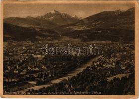 1947 Innsbruck (Tirol), gegen Süden mit Serles u. Nockspitze (EK)