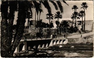1957 Béchar, Colomb-Béchar; Le Pont Mirasoli et Deb-Daba / bridge (small tear)