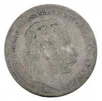 1869KB 20kr Ag "Magyar Királyi Váltó Pénz" T:3 patina, kissé hajlott lemez Adamo M11.1