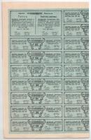 Románia / Arad 1923. "Mezőgazdák Kereskedelmi Részvénytársaság" részvénye 300L-ről szelvén...