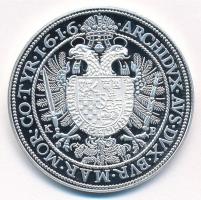 DN "Magyar tallérok utánveretben - II. Mátyás tallérja 1616" Ag emlékérem tanúsítvánnyal (...