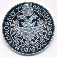 DN "Magyar tallérok utánveretben - I. Miksa tallérja 1574" Ag emlékérem tanúsítvánnyal (20...