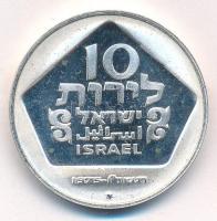 Izrael 1975. 10L Ag "Hanuka - Holland menóra" forgalomba nem került emlék kiadás T:1- pati...