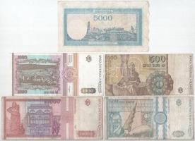 Románia 1945-1999. 500L-50.000L (9db, 8xklf) T:I--III
Romania 1945-1999. 500 Lei - 50.000 Lei (9pcs...