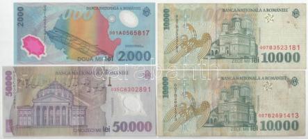 Románia 1945-1999. 500L-50.000L (9db, 8xklf) T:I--III
Romania 1945-1999. 500 Lei - 50.000 Lei (9pcs...