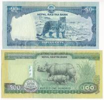 Nepál 2015. 50R + 2019. 100R T:III
Nepal 2015. 50 Rupees + 2019. 100 Rupees C:F