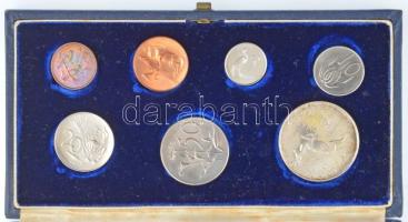 Dél-Afrika 1965. 1c-1R (7xklf) forgalmi sor dísztokban T:1,1- az egyiken erős patina
South Africa 1...