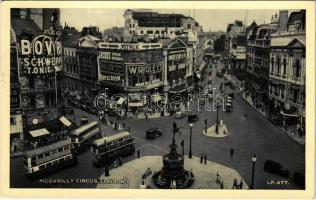 1957 London, Piccadilly Circus (small tear)