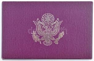 Amerikai Egyesült Államok 1984S 1c - 1/2$ (5xklf) proof szett eredeti műanyag dísztokban T:PP a küls...