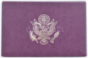 Amerikai Egyesült Államok 1985S 1c - 1/2$ (5xklf) proof szett eredeti műanyag dísztokban T:PP patina...