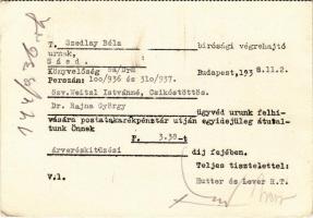 1938 Hutter és Lever RT. szappan és mosópor reklámja / Hungarian soap and washing powder advertiseme...