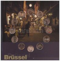 Belgium 1999-2002. 1c (12xklf) + 2c (12xklf) különböző országok emlékveretei + "Európai Parlame...