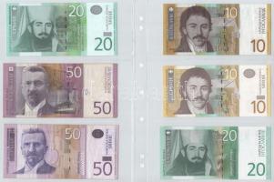 Jugoszlávia / Utódállamok 44db-os rendezett jugoszláv, szerb, horvát, szlovén, bosnyák, makedón bank...