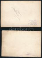 cca 1944 4 db magyar légvédelmi tüzér katonákat ábrázoló fotó, azonosítatlan magyar helyszíneken, Bo...