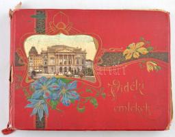 269 db RÉGI képeslap Haranghy Jenő gyűjteményéből szecessziós albumban (albumban sok szakadás): főle...